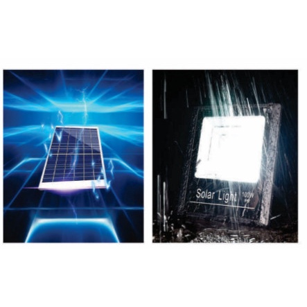 Đèn pha năng lượng mặt trời Vạn Năng Solar 60W 100W 200W