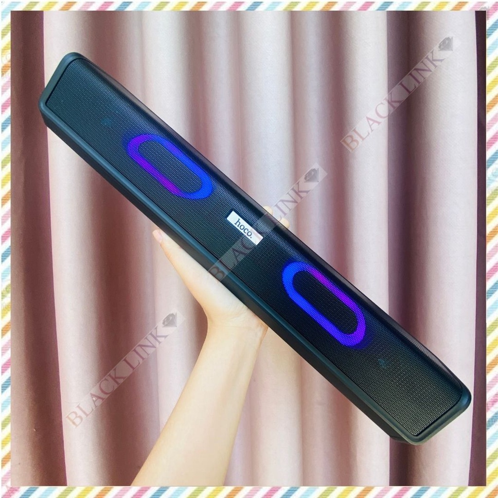 Loa Bluetooth HOCO BS49 Không Dây Chính Hãng Cao Cấp Bass Mạnh Đèn LED Theo Nhạc Loa Mini Cầm Tay Usb Thẻ Nhớ