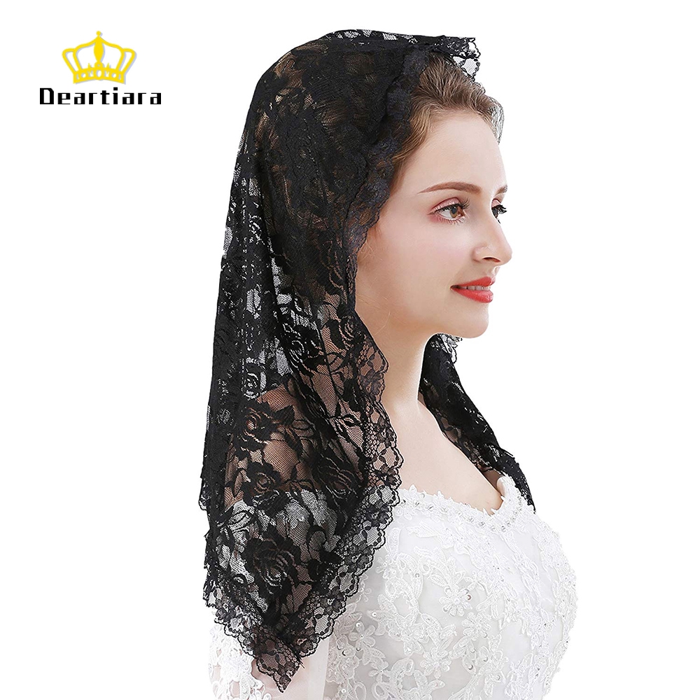 Mạng che mặt phối ren tinh tế cổ điển