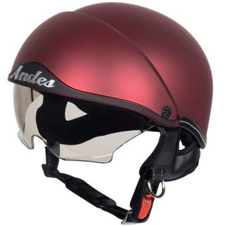 Mũ bảo hiểm nửa đầu kính âm Andes 139 đô nhám