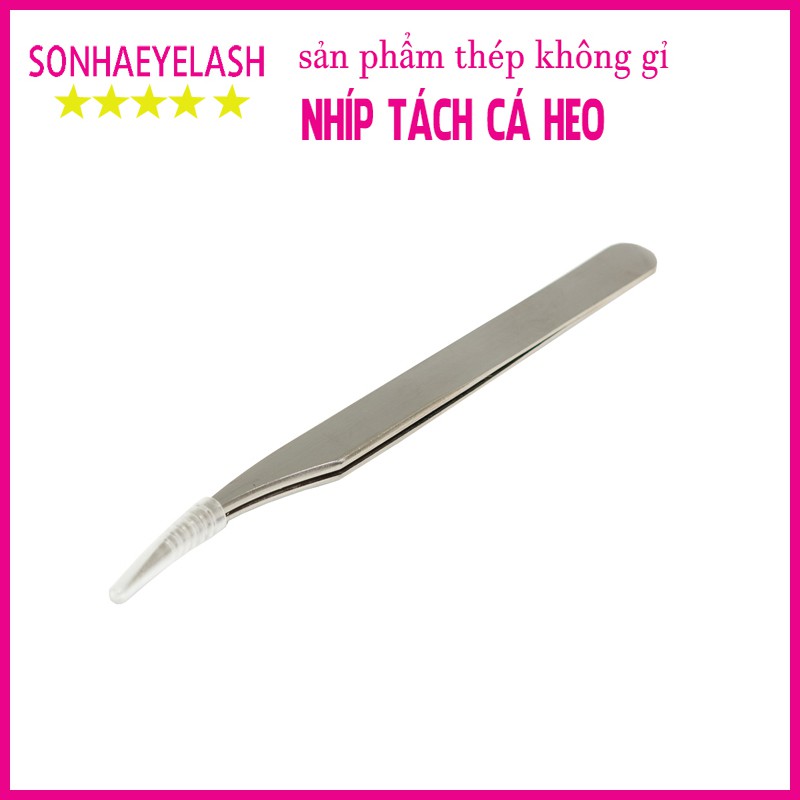 Nhíp tách cá heo, nhíp tách mi cá heo loại 1 được làm từ thép không gỉ, dùng để tách, nối mi classic