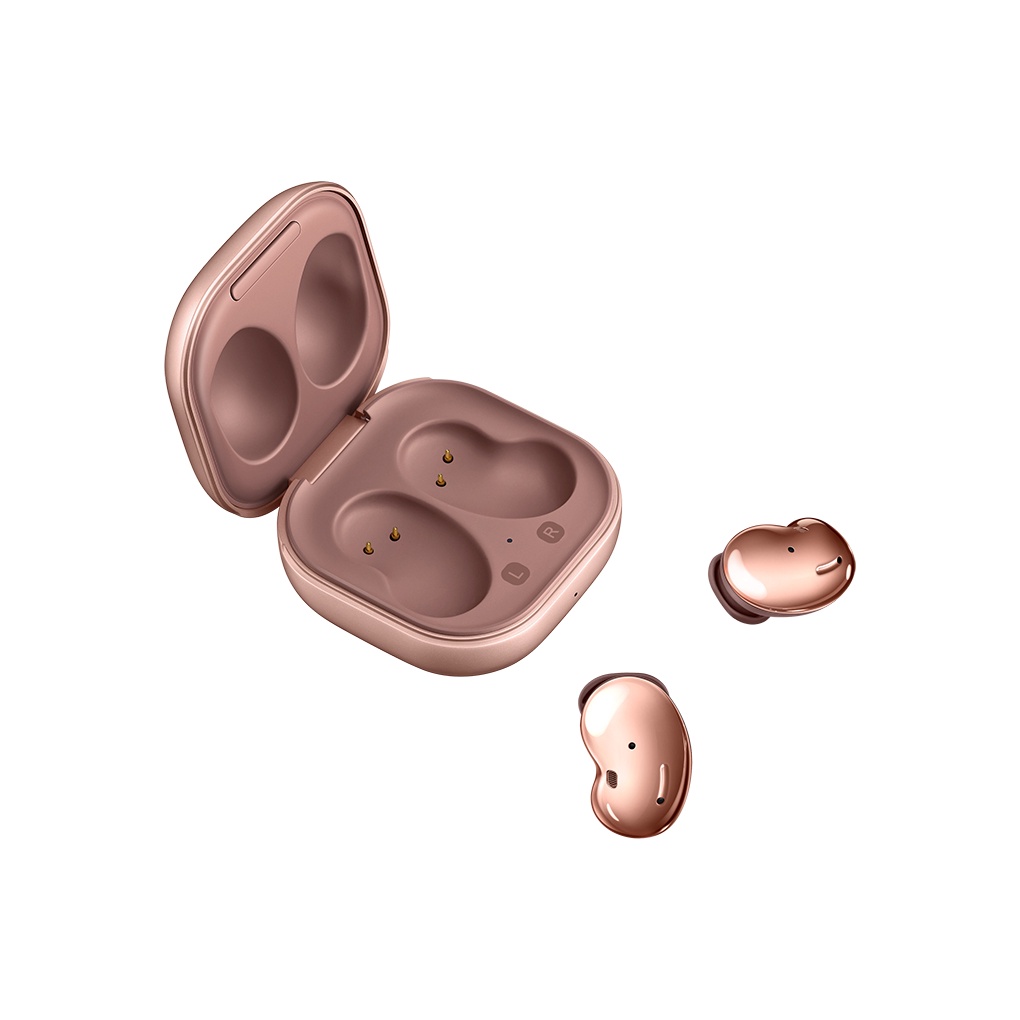 Tai nghe Bluetooth TWS Samsung Galaxy Buds Live R180 Gold Chống nước IPX2 Chính hãng BH 12 tháng - Pin 21h có hộp sạc