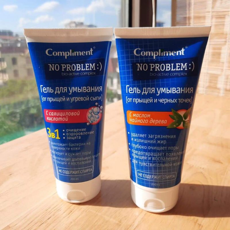 Sữa rửa mặt NO PROBLEM Compliment chứa Salicylic Acid, Tea Tree 200ml | BigBuy360 - bigbuy360.vn