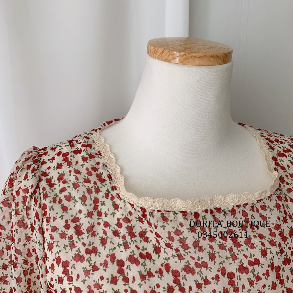 Váy trễ vai bèo chiết eo kẻ caro xanh, Đầm kẻ caro xanh Hàn Quốc | BigBuy360 - bigbuy360.vn