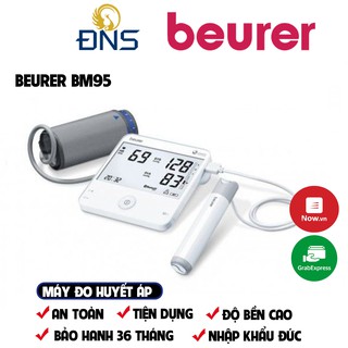 Máy đo huyết áp bắp tay beurer bm95 công nghệ bluetooth nhập khẩu chlb đức - bảo hành 3