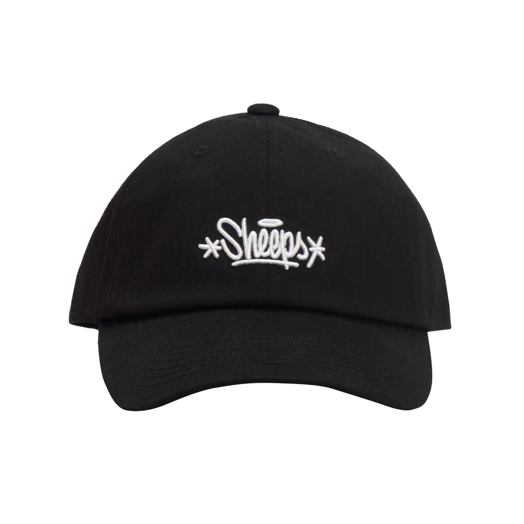 Nón Lưỡi Trai BLACKSHEEPS® Màu Đen aka GRAFITTI LETTERING 6-PANEL CAP - BLACK