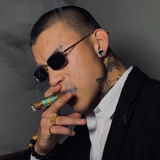 Kính Mát Hip Hop Gọng Kim Loại Chống Tia Uv400 Cho Nam Và Nữ