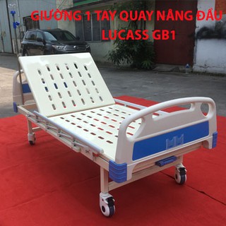 Giường bệnh nhân 1 tay quay Lucass GB-1