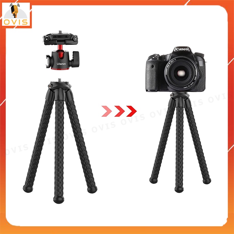 Ulanzi MT-33 - Tripod Bạch Tuộc Hỗ Trợ Thêm Nhiều Ngàm Cho Máy Ảnh, Điện Thoại