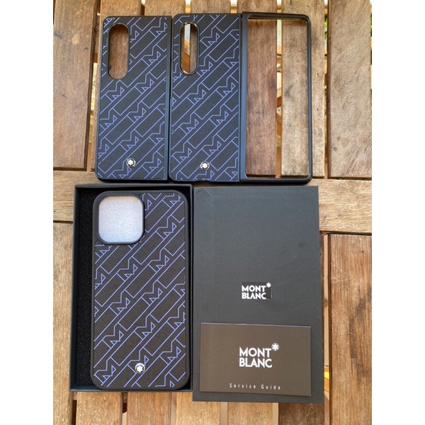Ốp Montblanc M_Gram da thật Fold5/4/3/2/Zflip5/4/3/Samsung/Ip fullbox
