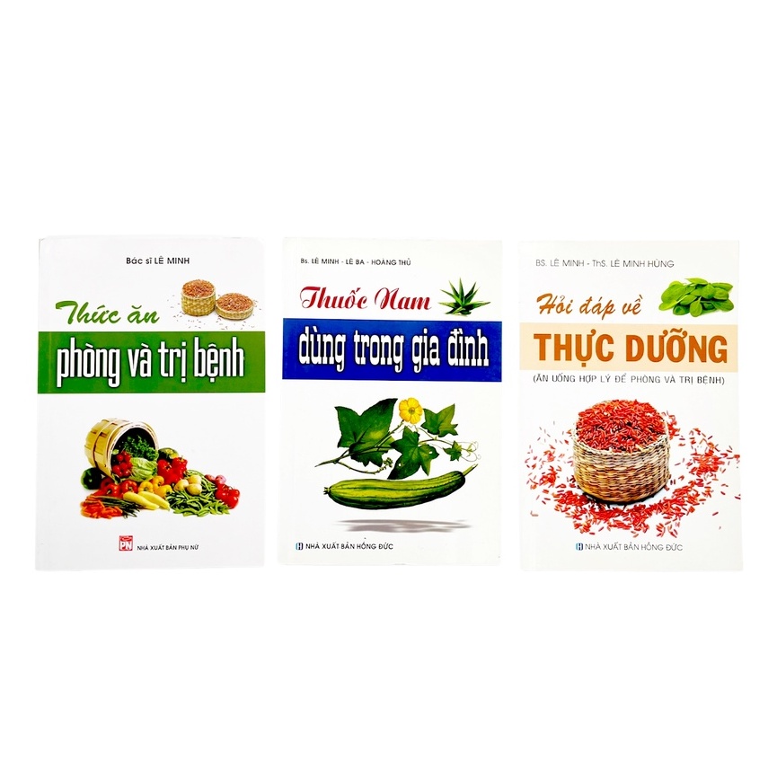 Sách - Trọn Bộ 3 Quyển Sách Thức Ăn Phòng Ngừa Và Trị Bệnh
