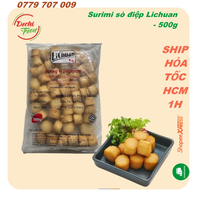 Chả cá sò điệp Lichuan 500g