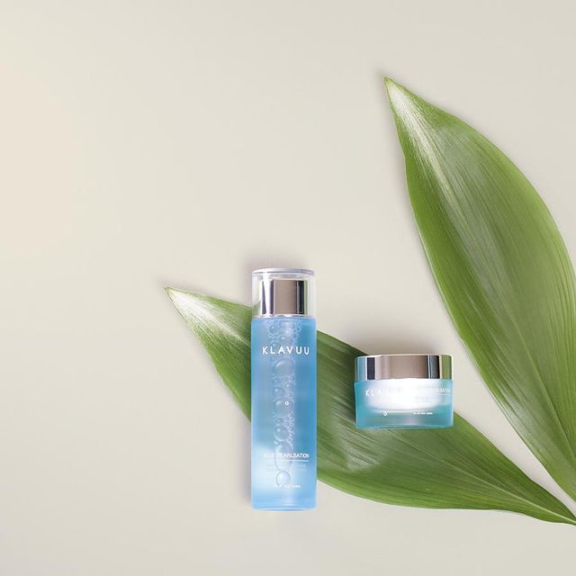 Nước hoa hồng KLAVUU Blue Pearlsation Oneday 8 Eight Cups Marin Collagen Aqua Toner 140ml