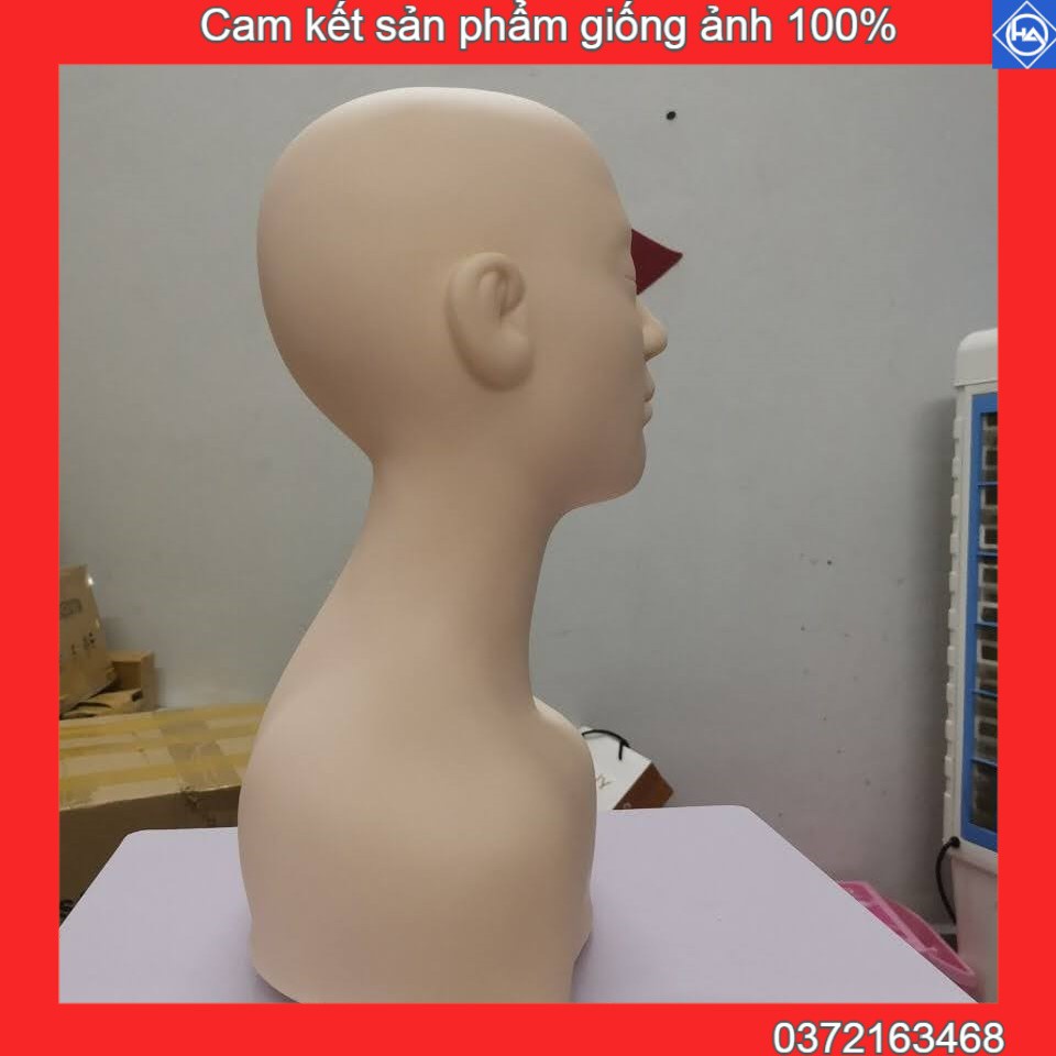 Manocanh nửa người chất liệu silicon mềm không mòn dành cho học viên thực tập massage trang điểm bấm huyệt