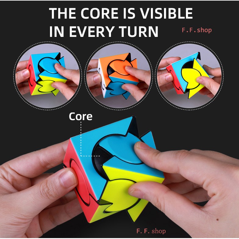 Qiyi FangYuan 6 six spot Cube Đồ chơi giáo dục câu đố