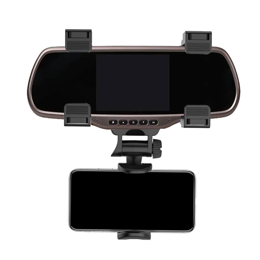 Giá đỡ điện thoại gắn gương chiếu hậu bên trong xe hơi tiện lợi | BigBuy360 - bigbuy360.vn