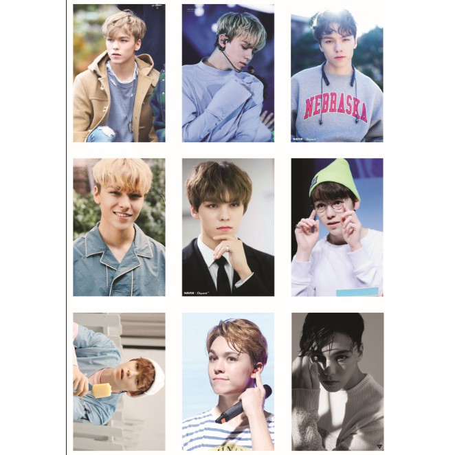 Lomo card ảnh thành viên SEVENTEEN - VERNON full 54 ảnh