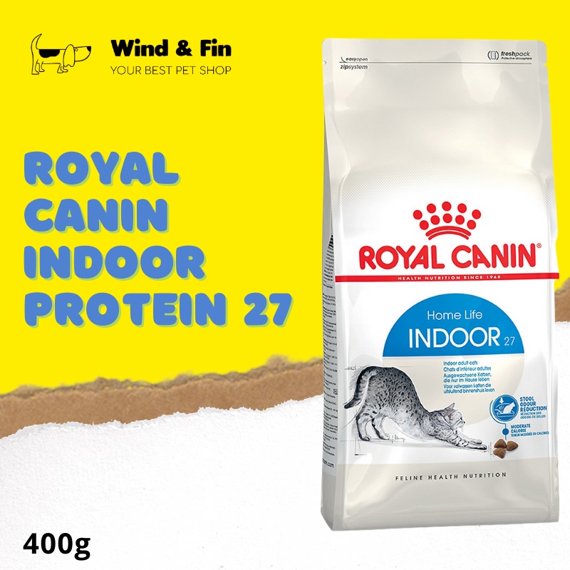 Hạt thức ăn cao cấp cho mèo Royal Canin Indoor 27 - Gói 400g