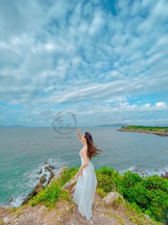(Ảnh thật) Váy Maxi trắng hở lưng