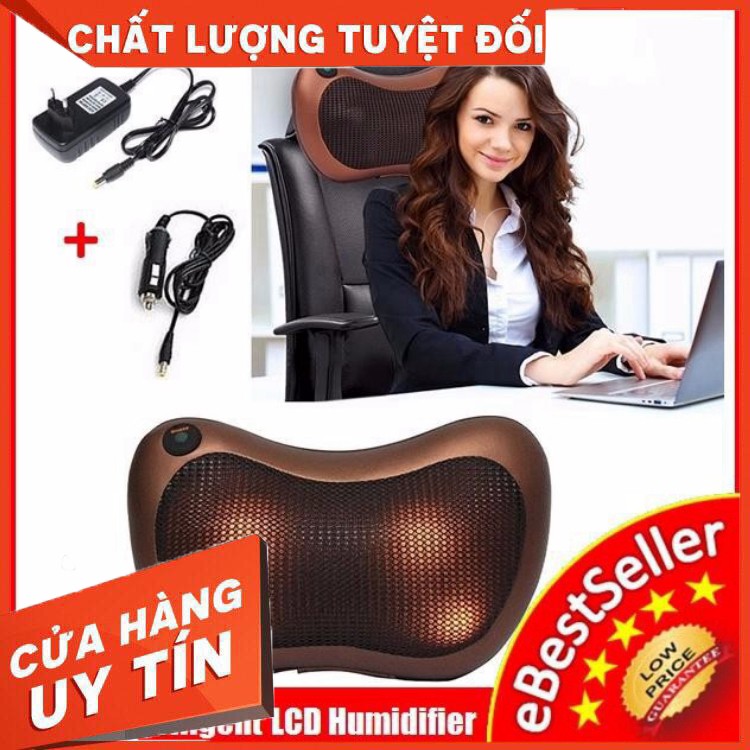 [ SALE 10%] FREESHIP 99K TOÀN QUỐC_Gối Massage Gối Massage 8 Bi . - GIÁ TÔT NHẤT MIỀN NAM