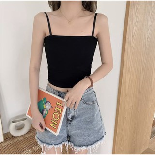 ÁO THUN CROPTOP 2 DÂY NHỎ(HÀNG CÓ SẴN)