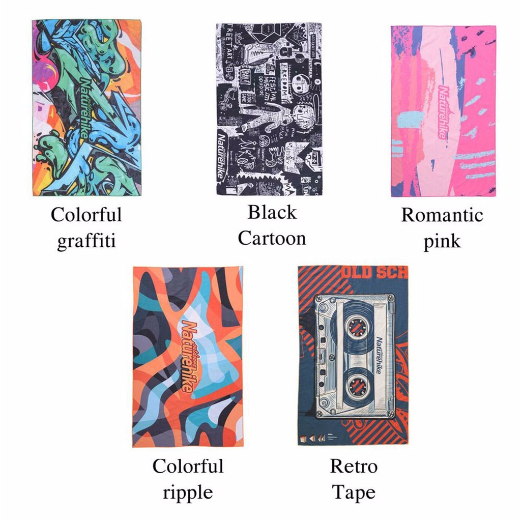 Khăn tắm nhanh khô bãi biển Naturehike 80x130 NH17Y050-M | 90x180 NH17Y050-L