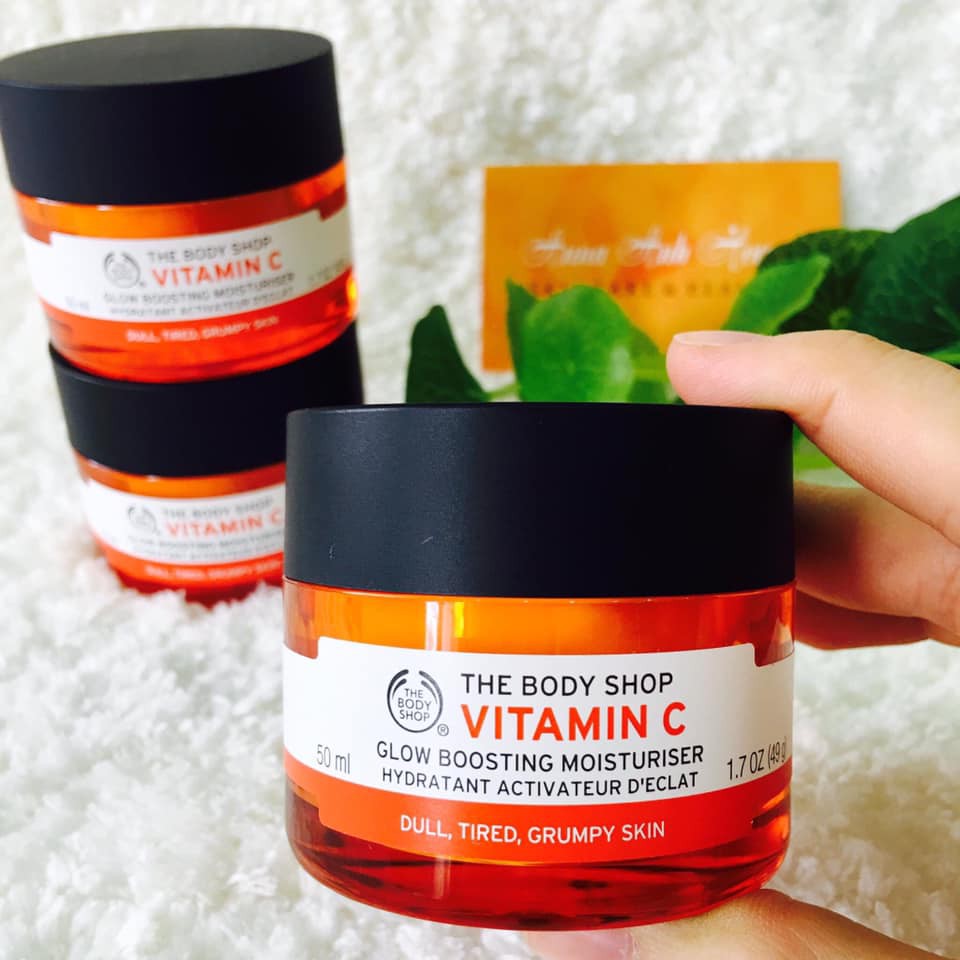 Kem Dưỡng Sáng Da Nước Cam The Body Shop Vitamin C Glow Boosting Moisturizer 50ml