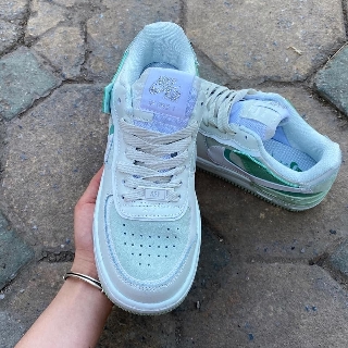 Giầy air foce one xanh nhạt 1:1 (full box + freeship )