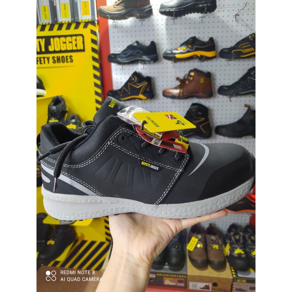 Giày Bảo Hộ Safety Jogger Rocket 81 Da Chất Lượng Cao, Đế PU Chống Đâm Xuyên