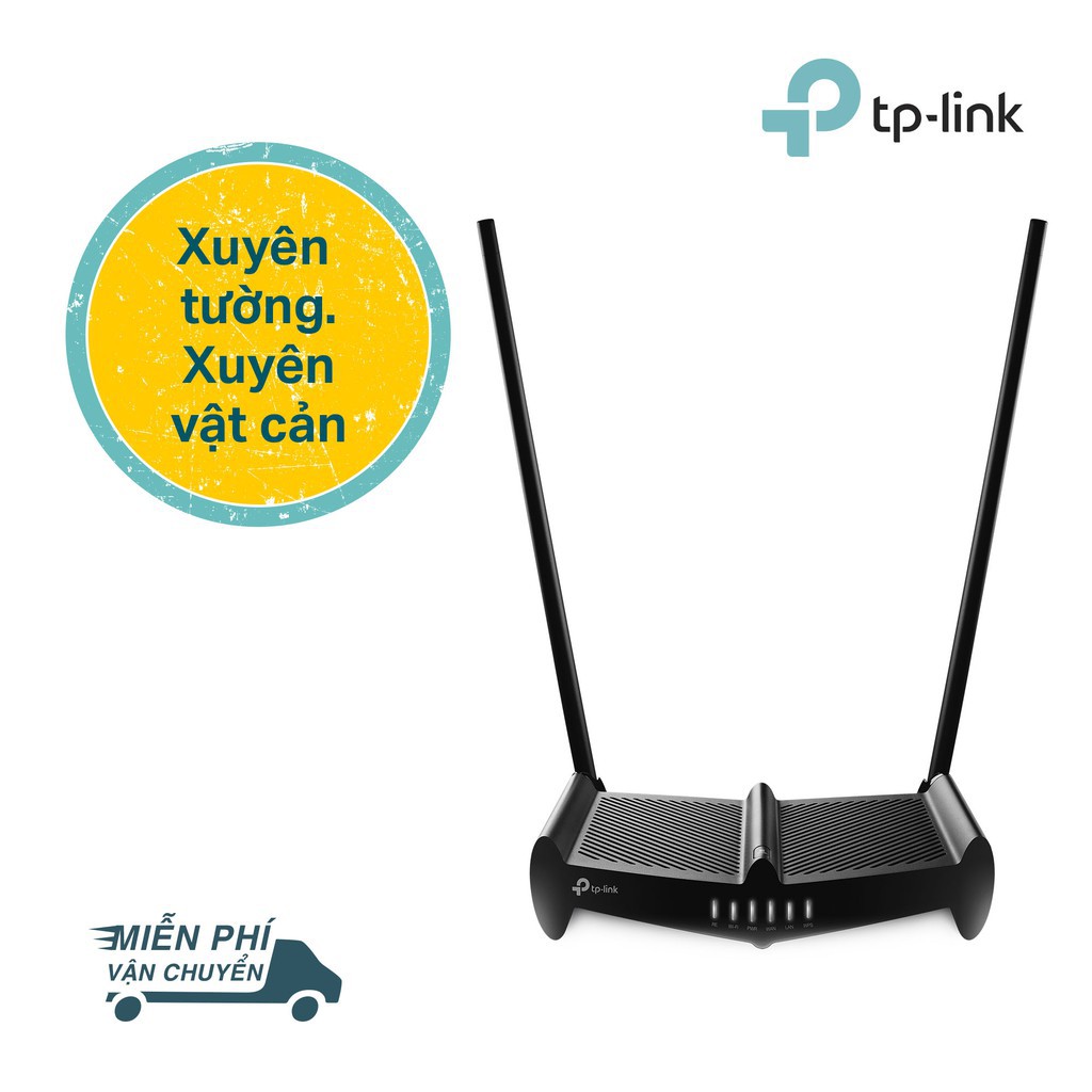 TP-Link Bộ phát Wifi xuyên tường chuẩn N 300Mbps Công suất cao-TL-WR841HP -