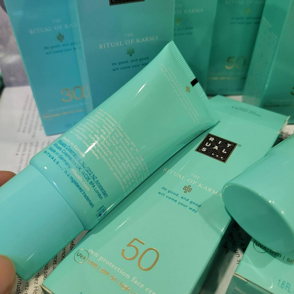 Kem chông nắng  Rituals of karma Sun Protection Face Cream SPF50