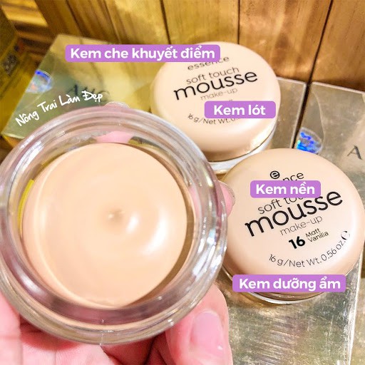 Phấn Tươi Đức Essence Soft Touch Mousse Make-Up