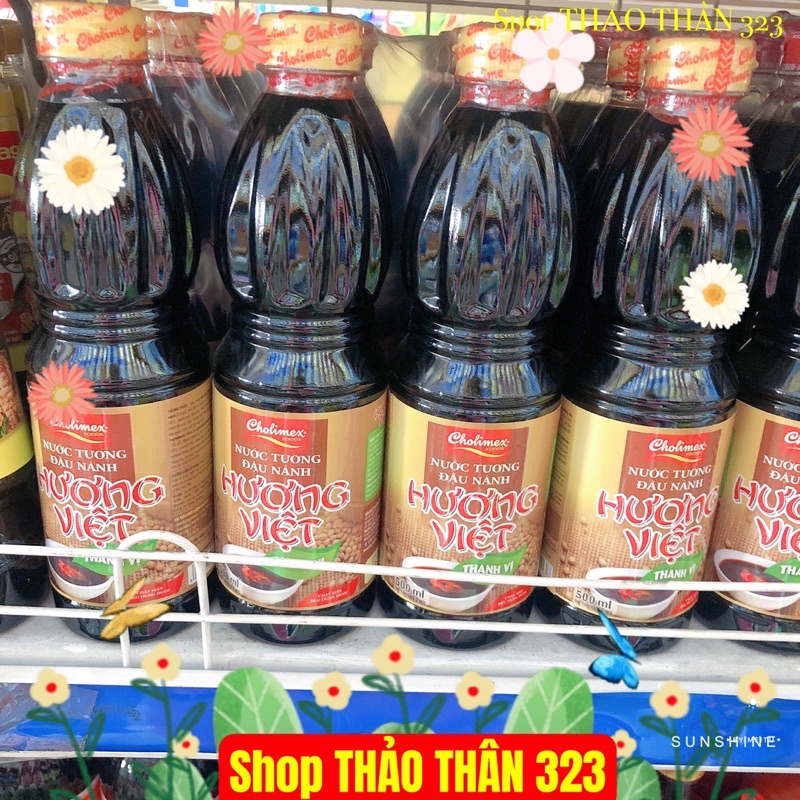 Nước Tương Đậu Nành Hương Việt 500ml