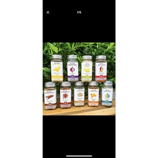 Bột gia vị hữu cơ - hành - tỏi - quế - sả - gừng - nghệ - tiêu - ớt - hồi vinasamex