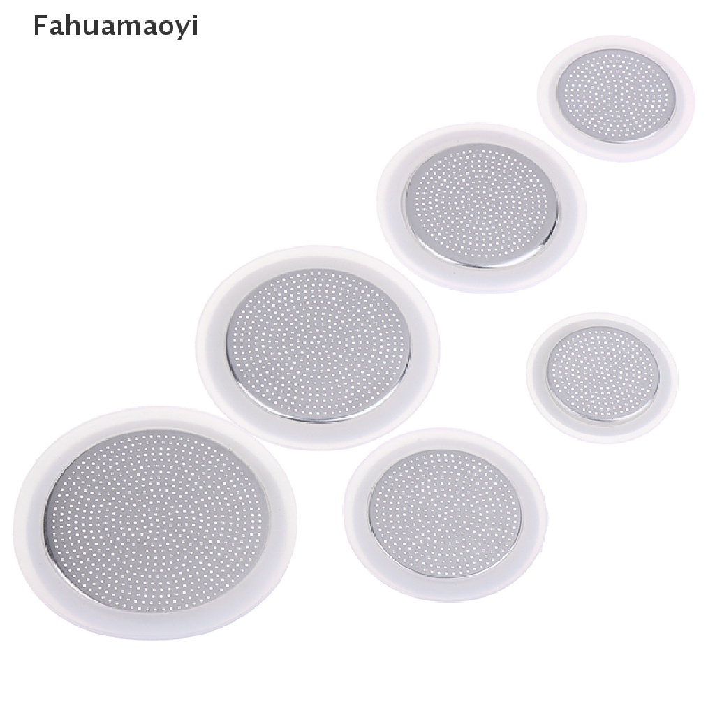 Silicone Gaskets + Aluminum Filter Moka Pot Coffee Bottle Replacement Compatible On Sale
