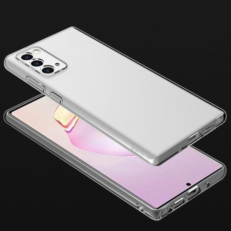 CLEAR Ốp Lưng Điện Thoại Bằng Silicone Mềm Trong Suốt Cho  For Samsung Galaxy Note 20