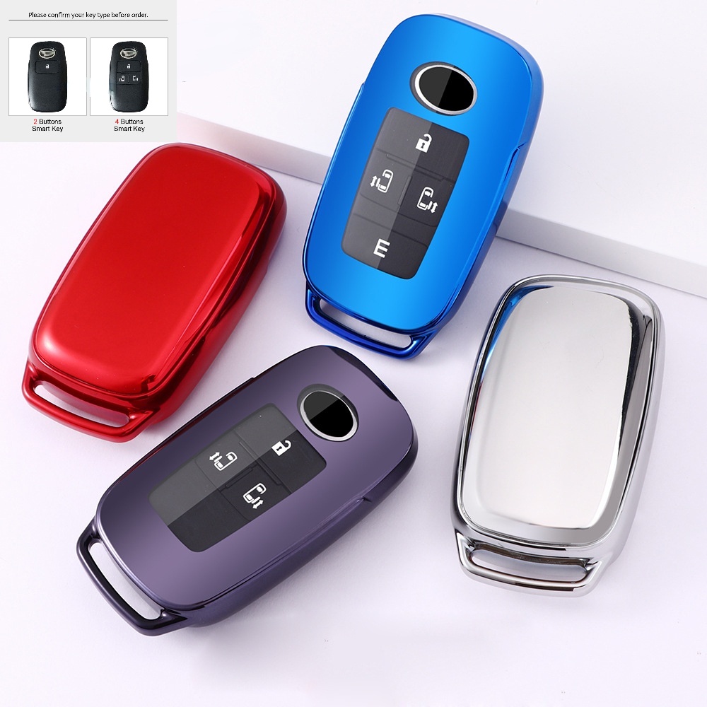 Vỏ Bảo Vệ Chìa Khóa Xe Hơi TOYOTA RAIZE 2022 Bằng TPU Mạ Chrome Phản Quang Daihatsu TOYOTA Tanto Rocky Ka LA650S 150S/800S