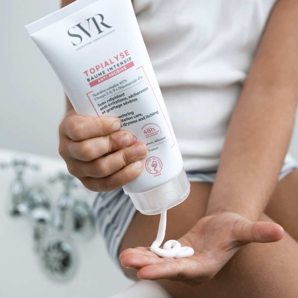 Kem dưỡng ẩm cho da khô và da viêm cơ địa SVR Topialyse Baume Intensif 200ml