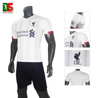 Áo bóng đá Liverpool trắng SK 2019-2020