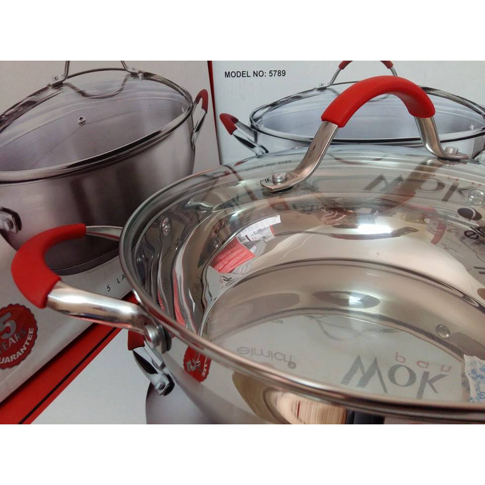 NỒI LẨU ELMICH INOX 304 ĐÁY TỪ 26CM 6687, 28CM 5789