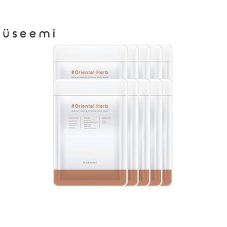 Combo 10 mặt nạ dưỡng chất thảo mộc Useemi natural healing oriental herb mask