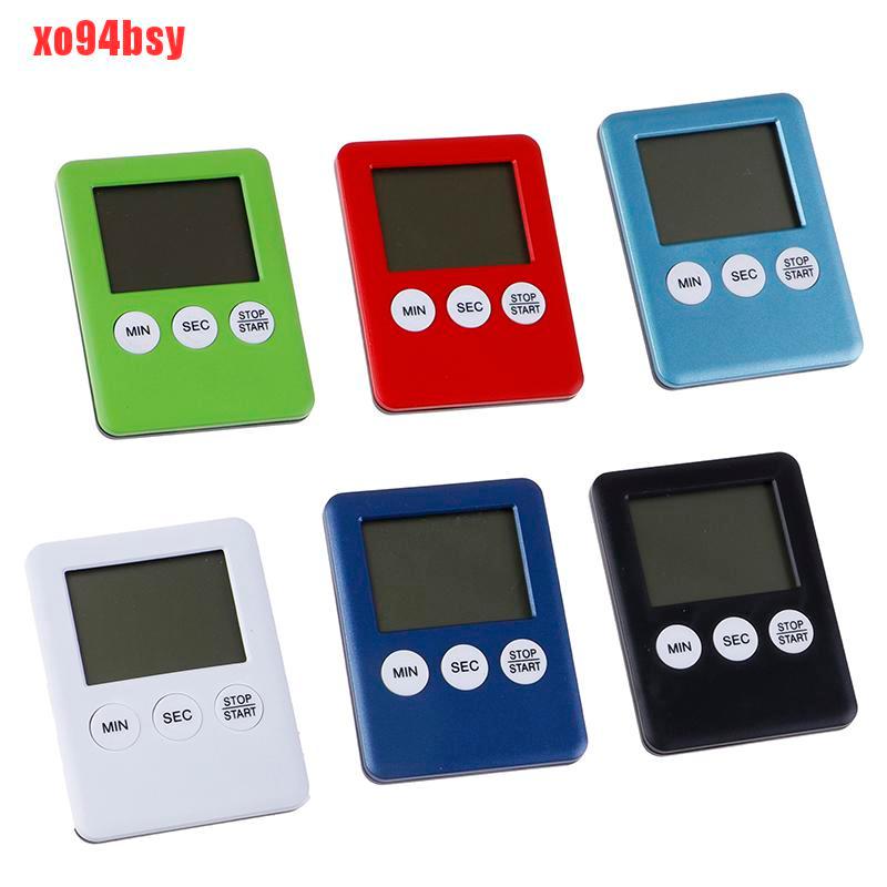 [xo94bsy]Digital Timer Reminder Alarm LCD Cooking Clock Kitchen Count-Down Up Loud