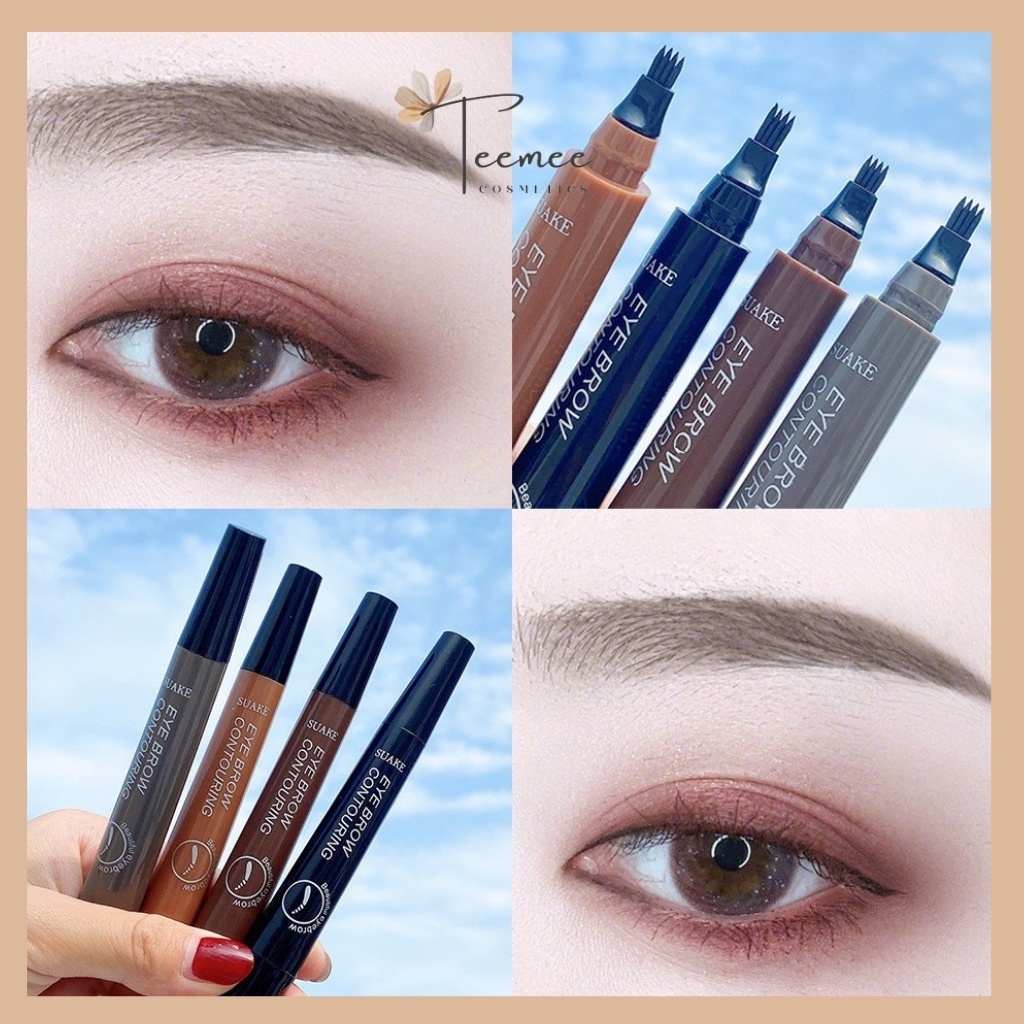 Chì kẻ mày, kẻ chân mày Suake gẩy sợi 4 ngòi nét mảnh lâu trôi, sắc nét tự nhiên, bền màu không thấm nước | BigBuy360 - bigbuy360.vn
