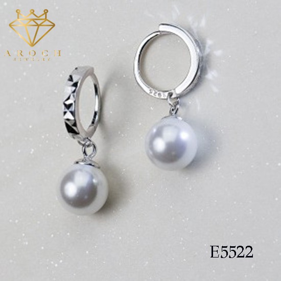 Khuyên tai bạc Ý s925 E5522 - AROCH Jewelry