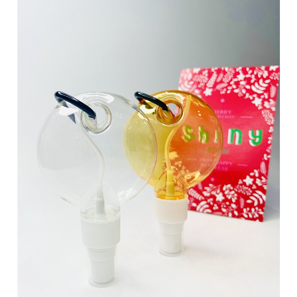 Combo 2 bình xịt hình tròn 50ml tặng kèm móc treo tiện dụng