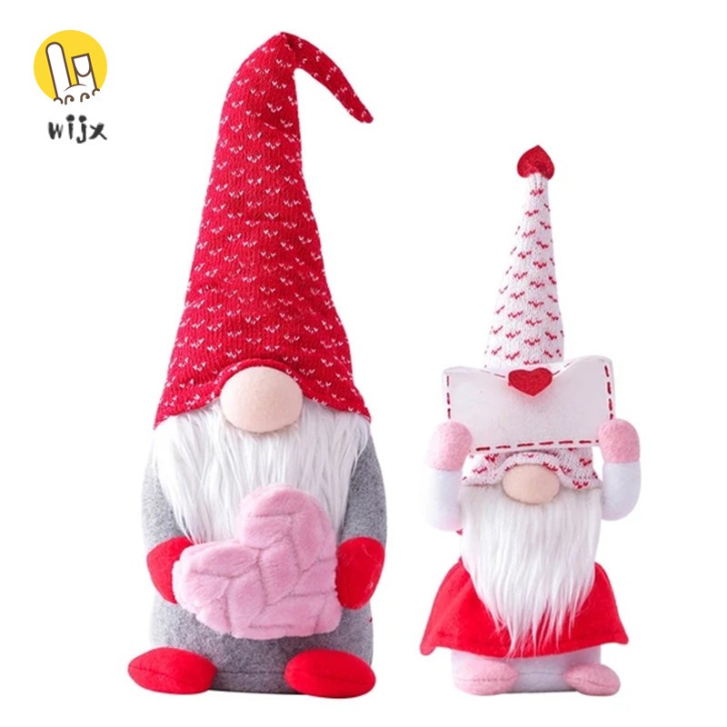 Búp Bê Nhồi Bông Hình Gia Đình Gnome Làm Thủ Công Phong Cách Hàn Quốc Dùng Làm Quà Tặng Ngày Lễ Tình Nhân