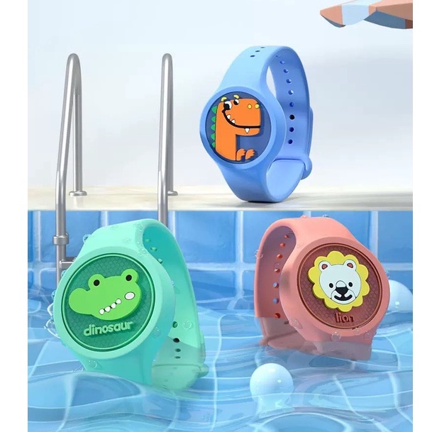 Đồng hồ silicon phát sáng, có tinh dầu chống muỗi nhiều hình thù cho bé Master Kids