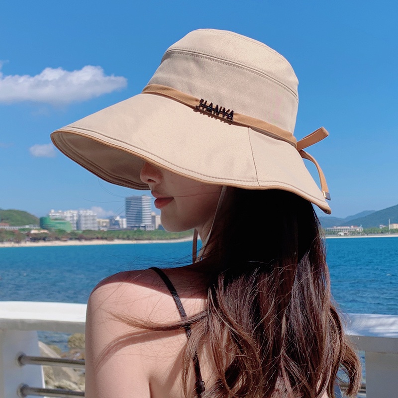 Nón Bucket Chống Nắng Vành Rộng Phong Cách Nhật Bản Thời Trang Mùa Hè Cho Nữ