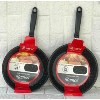 Chảo chống dính vân đá đáy từ Ramos-Zuhi Dụng Cụ Bếp