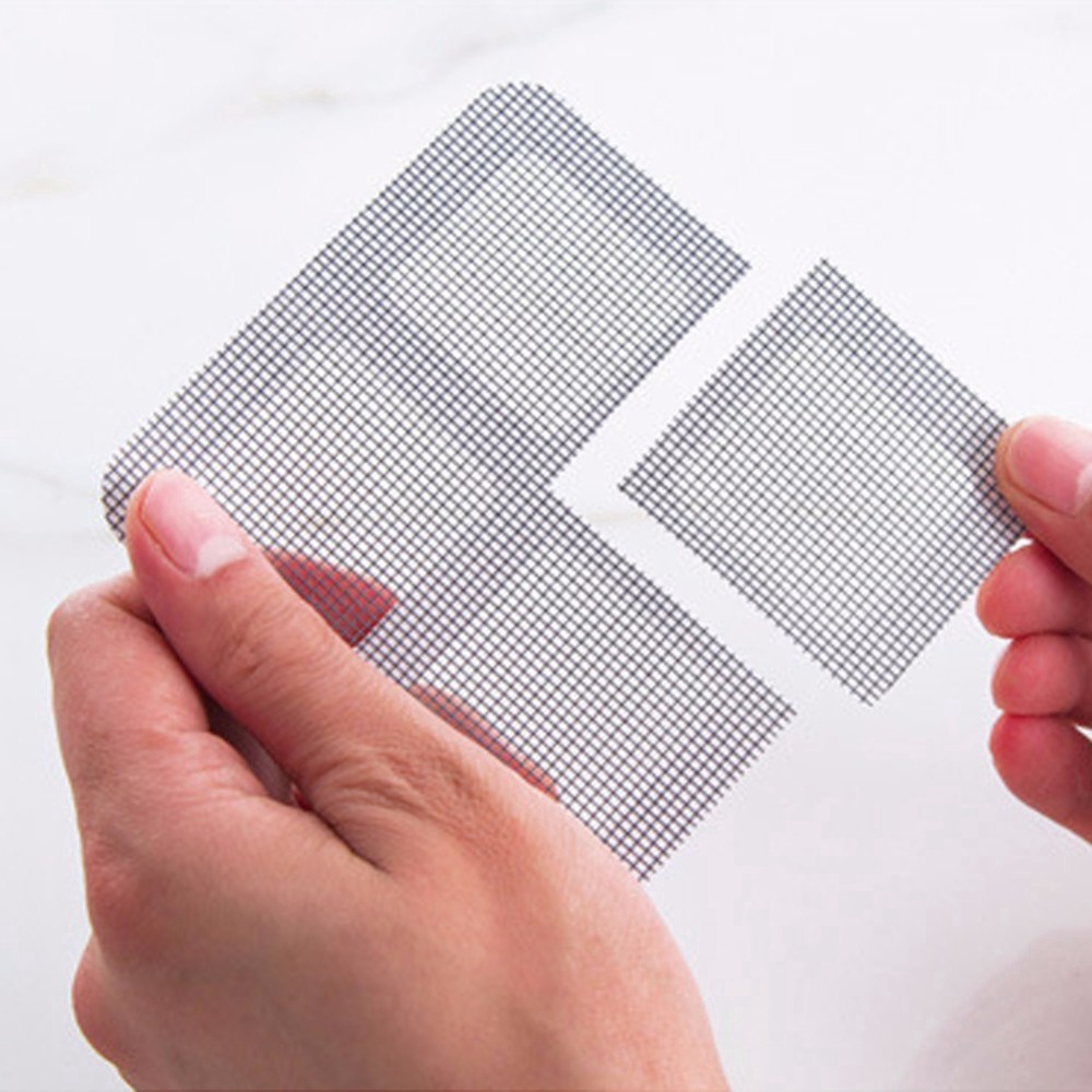 3Pcs/Set Window Curtain Netting Fix Self-Adhesive Patch,Repair Broken Holes Sticker Mesh Sticker